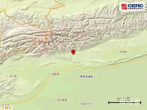 6月14日阿克苏地区温宿县发生4.1级地震（附详情）(图4)