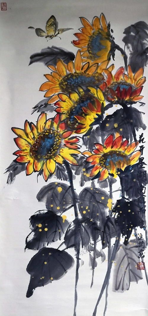 向日葵的种植方法和时间简笔画