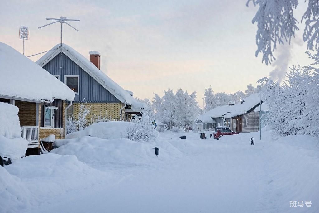 零下40摄氏度极寒天气席卷北欧（瑞典等国